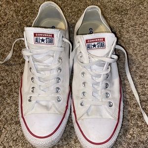 White Converse Low Top